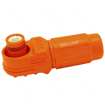Flexcoils (SurLok) вилка оранжевая 200A (Ф8-50mm2)